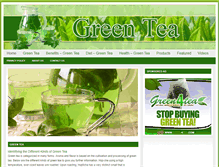 Tablet Screenshot of benefits-greentea.com